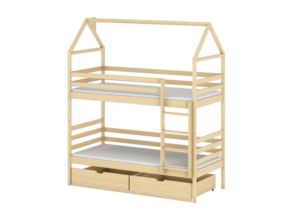 Lit cabane Artigeo HB013 80x170 cm Beige XVOO01081