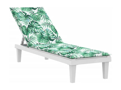 Coussin de chaise longue motif de feuilles tissu Chezlova EIOV99442