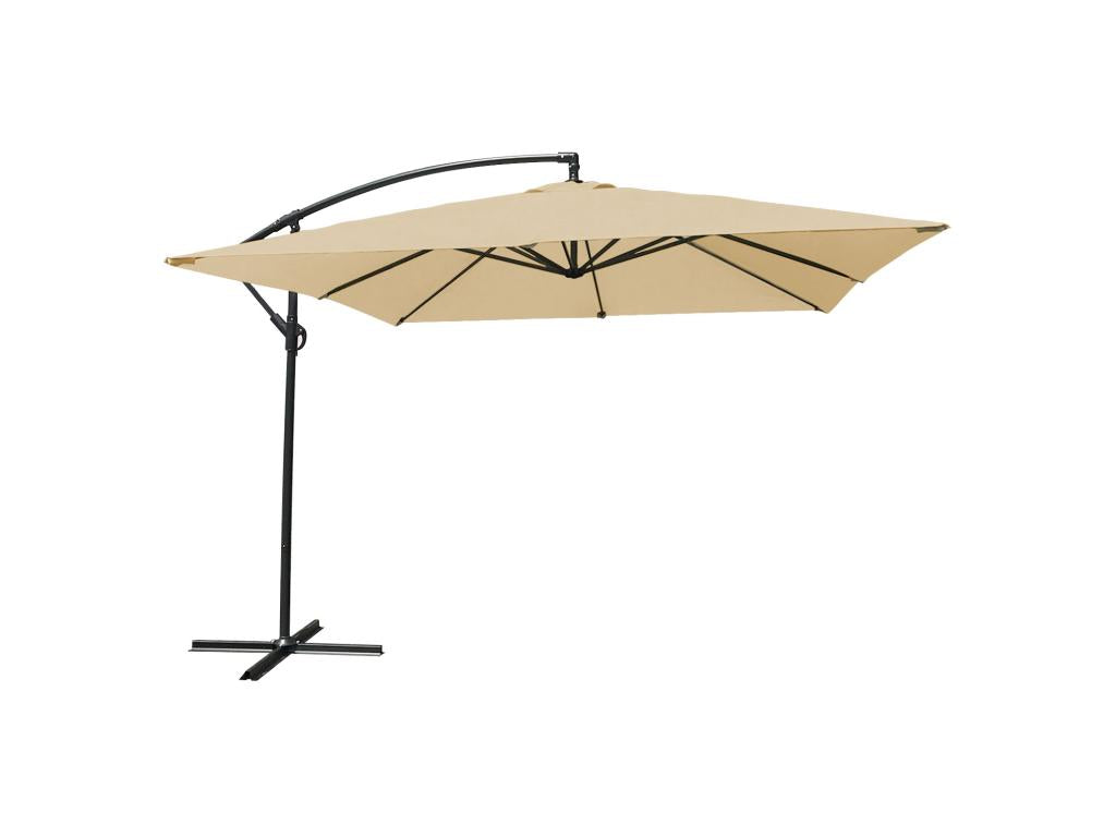 Parasol déporté Artigeo carré 2.7x2.7m beige - Artigeo WSTI56467