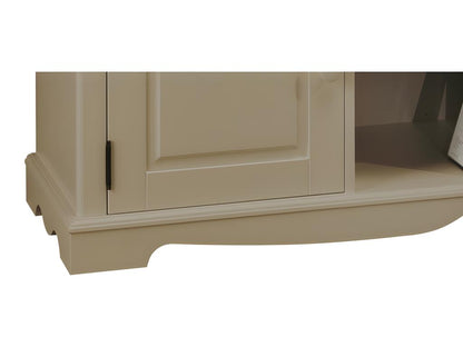 Meuble TV 60 Pouces Style Anglais Artigeo 2 Portes 2 Niches 142.4x55.5x46 cm IUNW78747