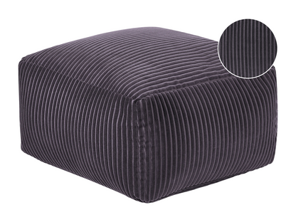 Pouf Artigeo Coton 50 cm 50 cm Gris foncé ZKOR10968